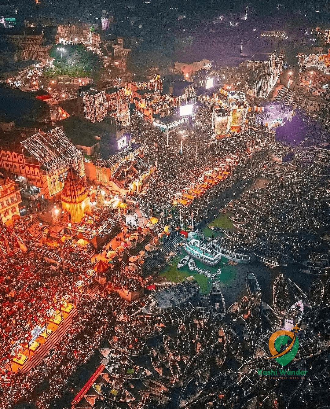 Kashi Deepavali Ghats Aarti